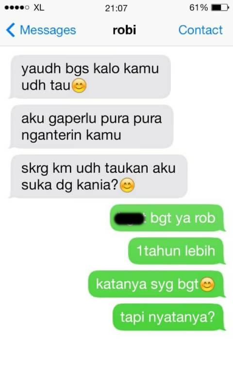 SMS 'drama' percintaan anak muda ini bikin 'baper' juga menggelikan