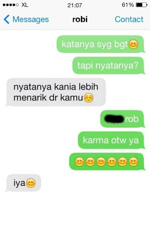 SMS 'drama' percintaan anak muda ini bikin 'baper' juga menggelikan