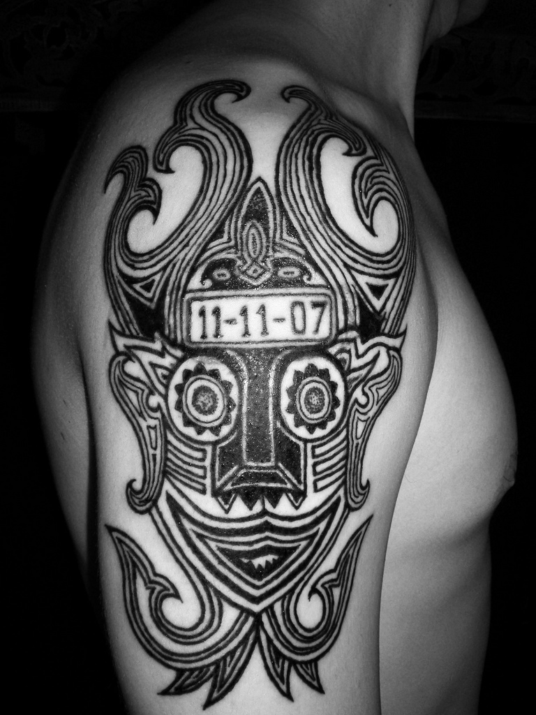 Nggak cuma seni  motif tato  khas Indonesia ini juga jadi 