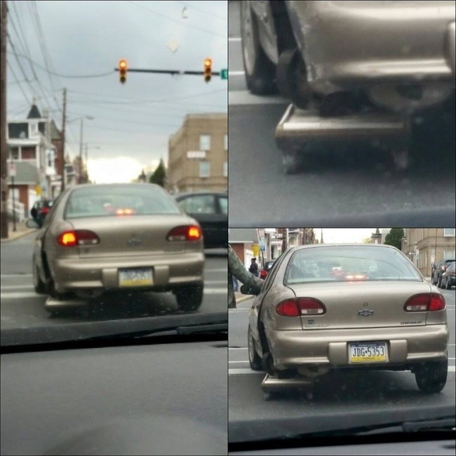 34 Foto reparasi mobil 'low budget' ini bikin ketawa ngakak, gokil!