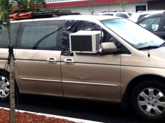 34 Foto reparasi mobil 'low budget' ini bikin ketawa ngakak, gokil!
