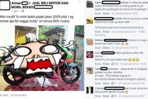 Motor Mio, bodi Satria FU, inilah modif motor yang antimainstream