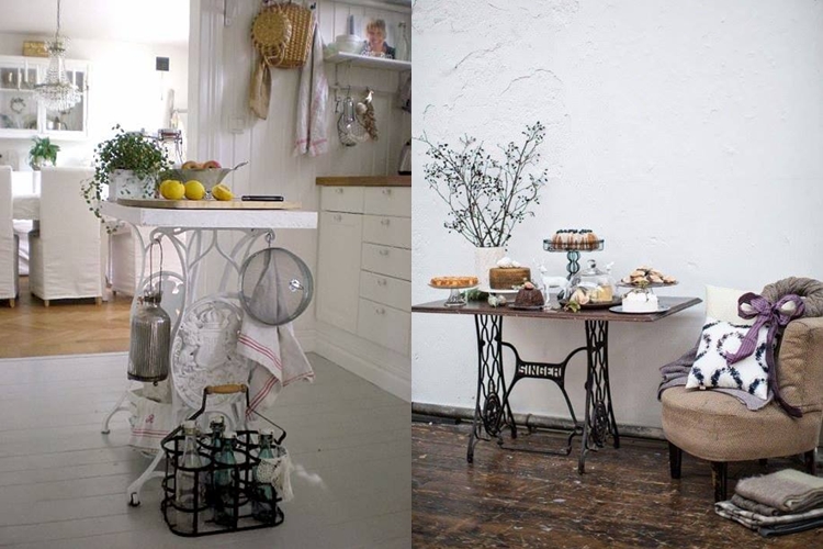 Dibuang sayang, sulap mesin jahit lawas jadi 7 furniture unik ini!