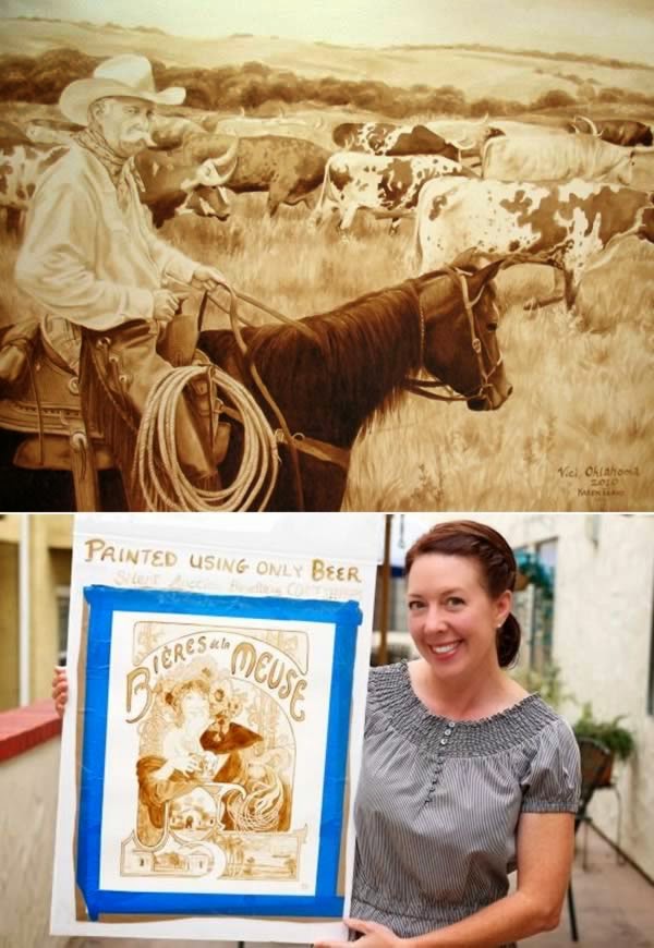 8 Benda ini tak diduga bisa jadi bahan melukis yang keren, mau coba?