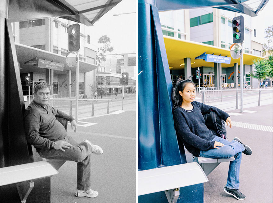 Aneh tapi nyata, gadis ini tirukan pose di foto-foto mendiang ayahnya Aneh tapi nyata, gadis ini tirukan pose di foto-foto mendiang ayahnya