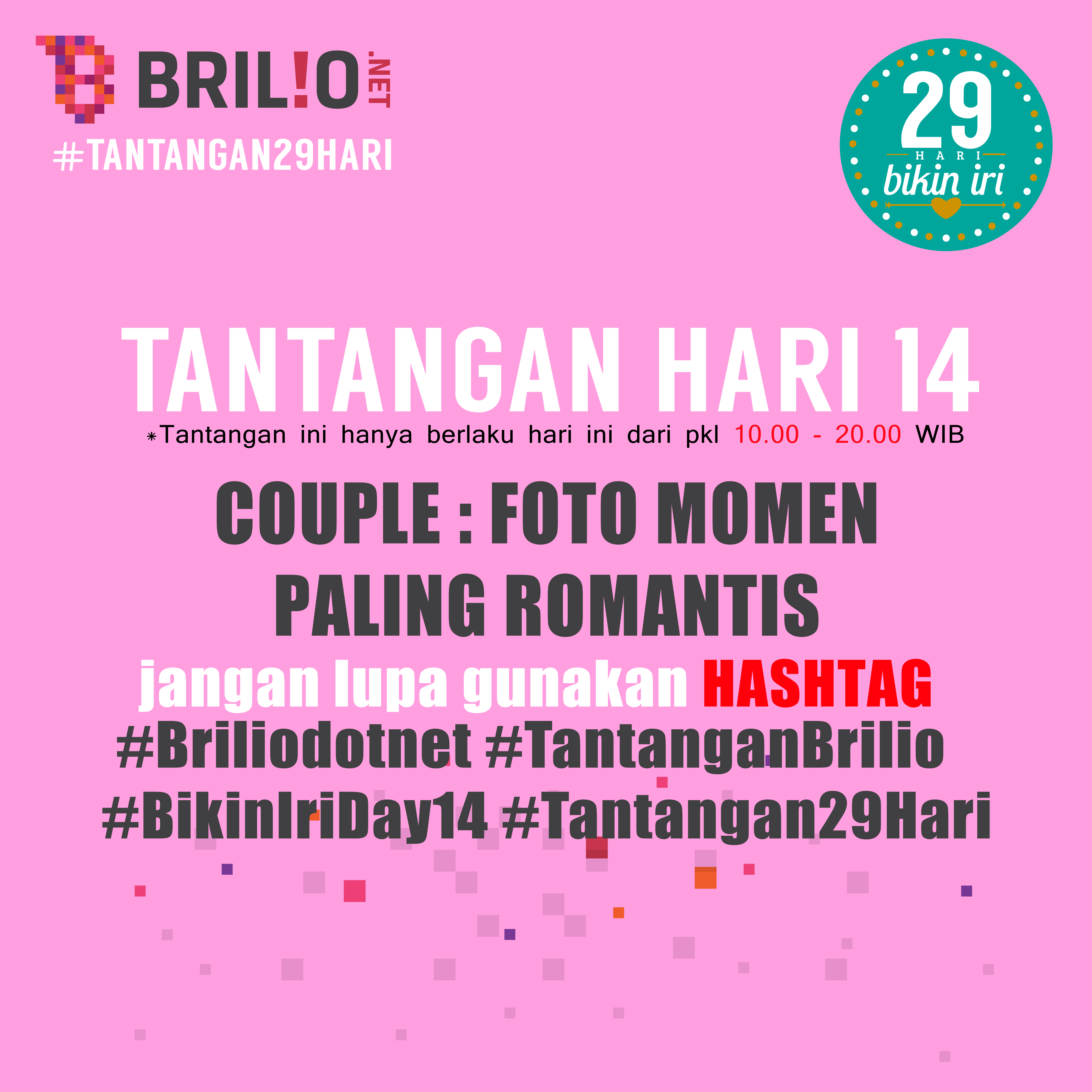 Day 14 #Tantangan29Hari, semarakkan Valentine & raih hadiahnya!