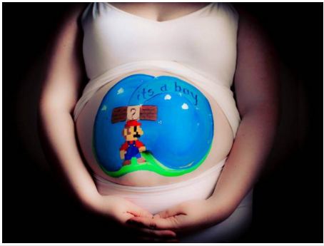 17 Lukisan di perut ibu hamil bikin kamu ingin segera menikah, aww! 