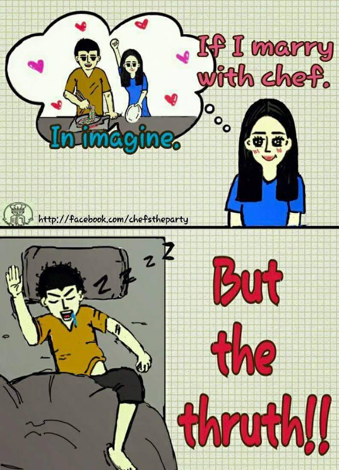 20 Meme kehidupan koki ini dijamin bikin kamu menghargai makananmu