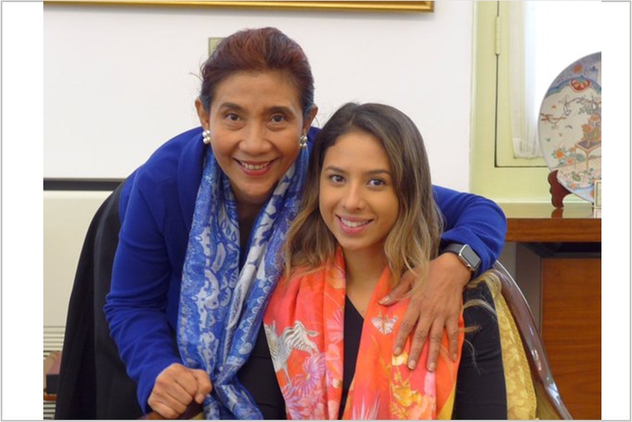 Nadine Kaiser putri Menteri Susi kini makin jelita & memesona, uhuk!