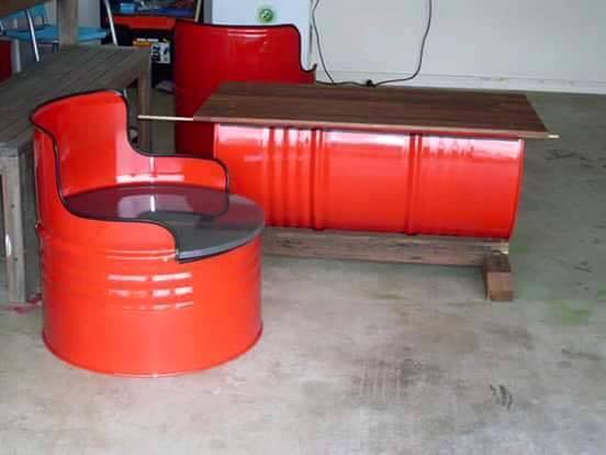 Jangan sia-siakan drum bekas, bisa jadi perabot rumah yang cantik