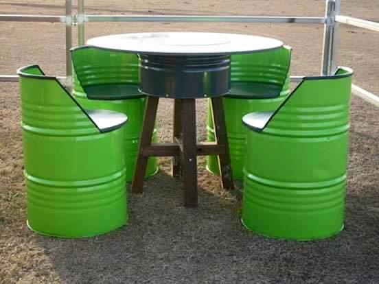 Jangan sia-siakan drum bekas, bisa jadi perabot rumah yang cantik