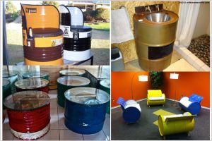 Jangan sia-siakan drum bekas, bisa jadi perabot rumah yang cantik