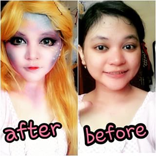 14 Foto before dan after make up cosplay yang bikin kamu melongo