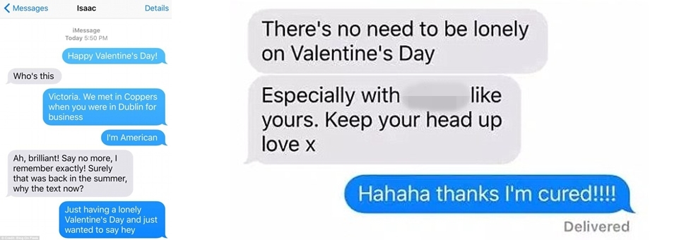 Kirim SMS Valentine acak, cewek jomblo ini dapat balasan tak diduga!
