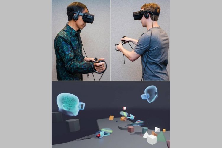 Presiden Joko Widodo main ping pong virtual bareng Mark Zuckerberg