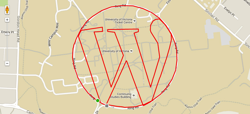 Lihat, gambar ini dibikin menggunakan Google Maps dan GPS, kok bisa?