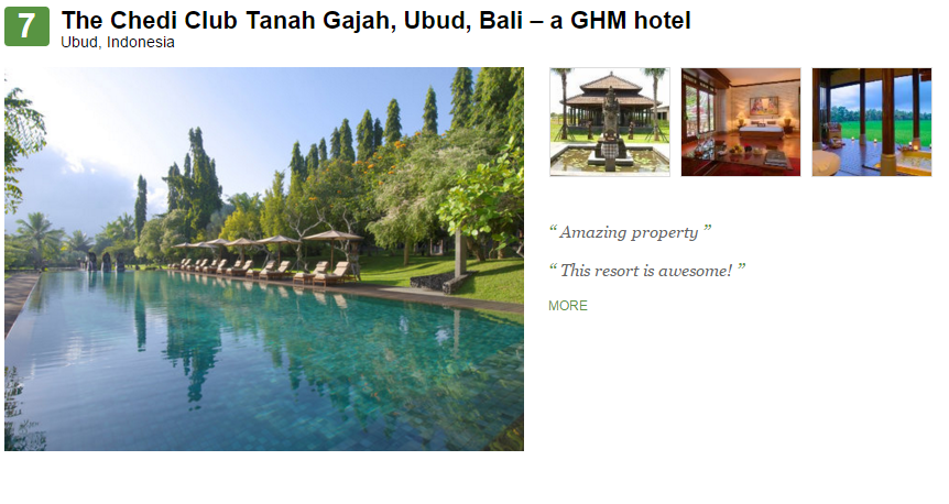 Suka traveling? Ini 25 small hotel Indonesia pilihan traveler dunia