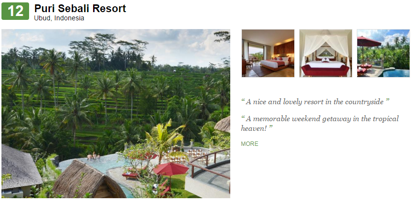 Suka traveling? Ini 25 small hotel Indonesia pilihan traveler dunia