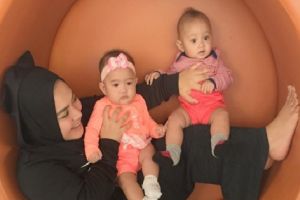 Raja dan Ratu, keponakan kembar Princess Syahrini yang hits abis!