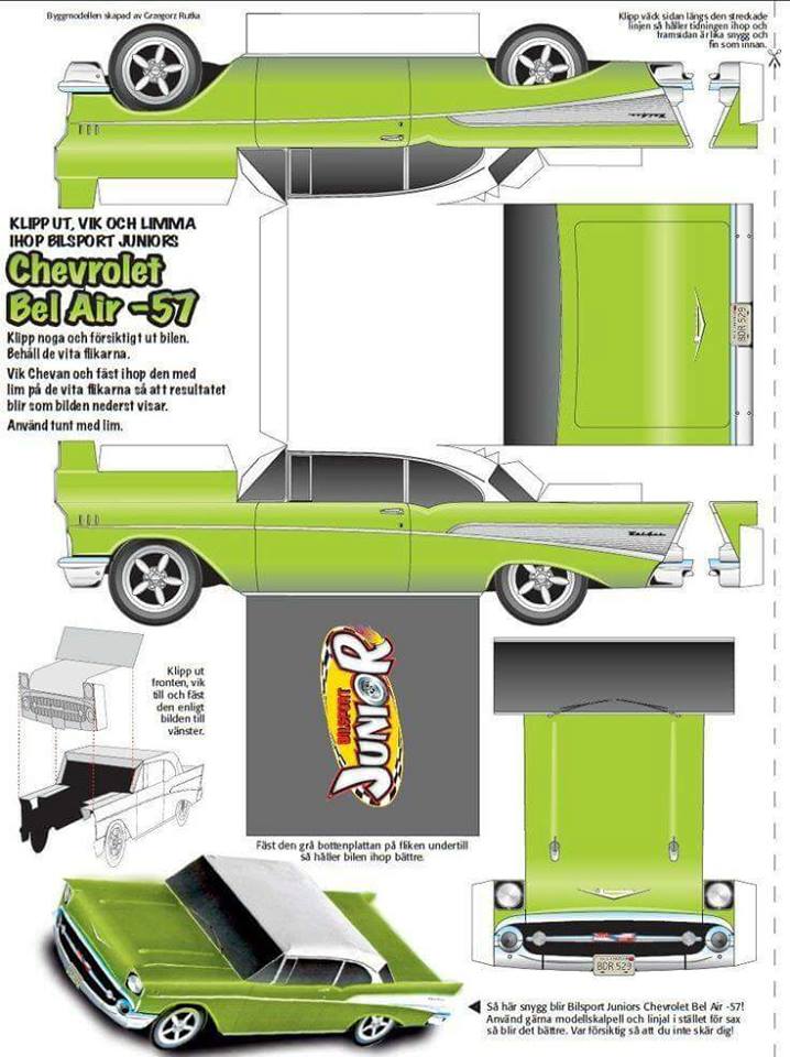 Cetak, lipat & rekatkan, 20 gambar ini sudah jadi mobil 3D mainan Cetak, lipat & rekatkan, 20 gambar ini sudah jadi mobil 3D mainan