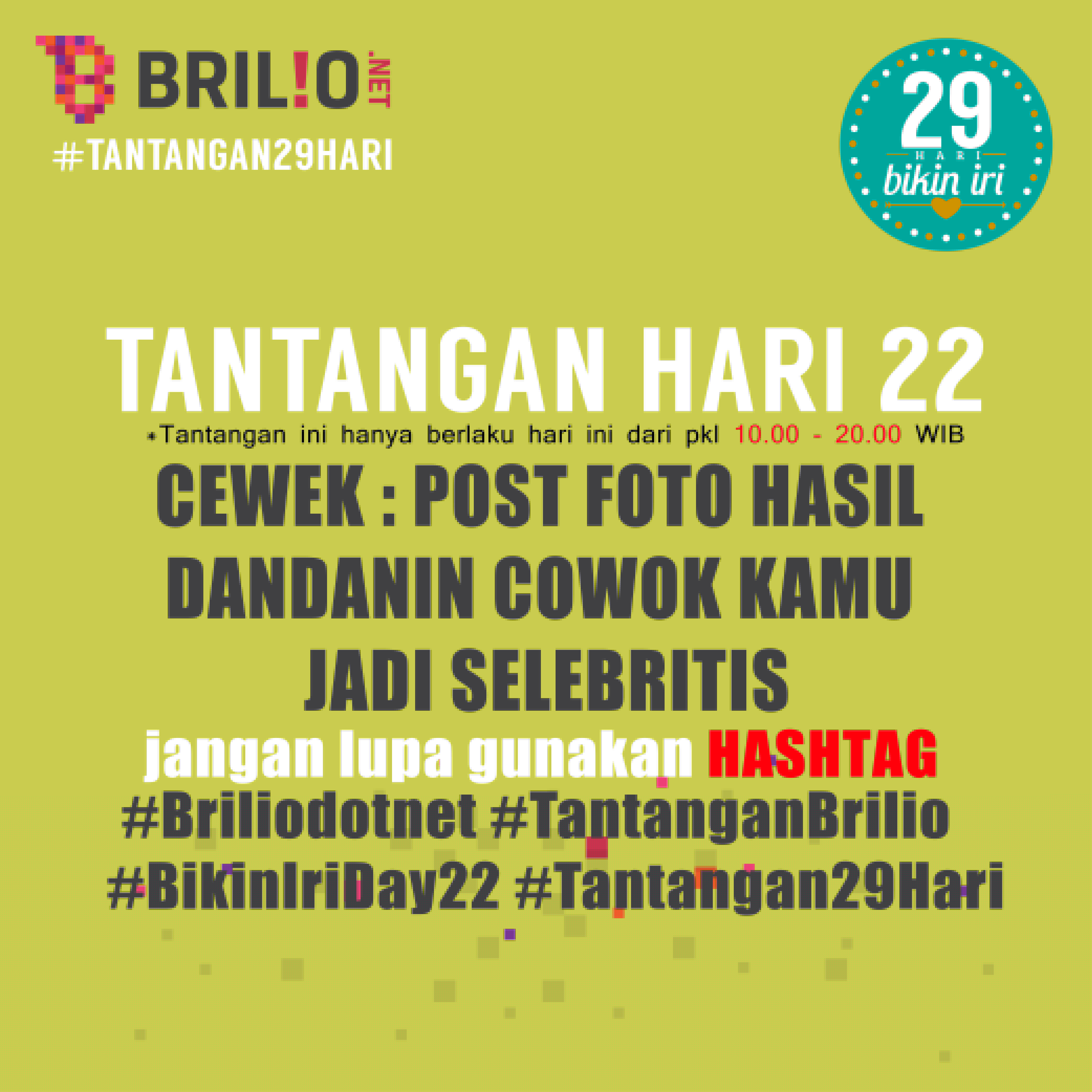 Day 22 #Tantangan29Hari, semarakkan Valentine & raih hadiahnya! Day 22 #Tantangan29Hari, semarakkan Valentine & raih hadiahnya!