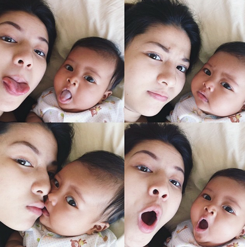 Lucunya Megumi Arrawda Sachi, putri Desta-Natasha Rizki