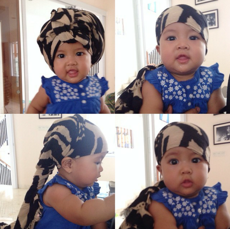 Lucunya Megumi Arrawda Sachi, putri Desta-Natasha Rizki