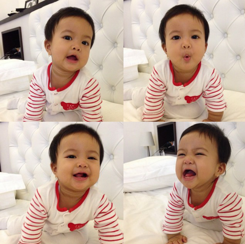 Lucunya Megumi Arrawda Sachi, putri Desta-Natasha Rizki