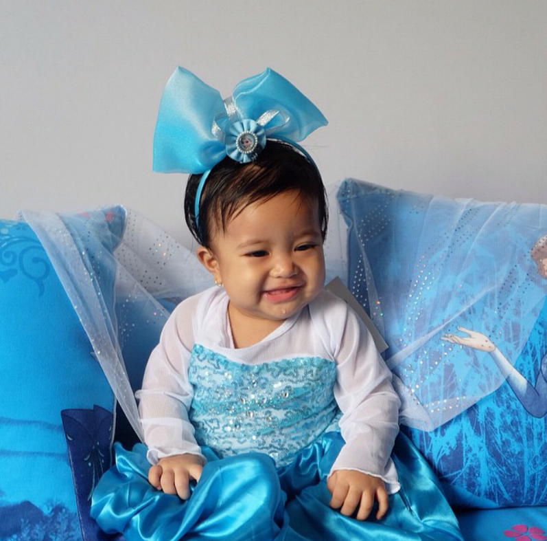 Lucunya Megumi Arrawda Sachi, putri Desta-Natasha Rizki