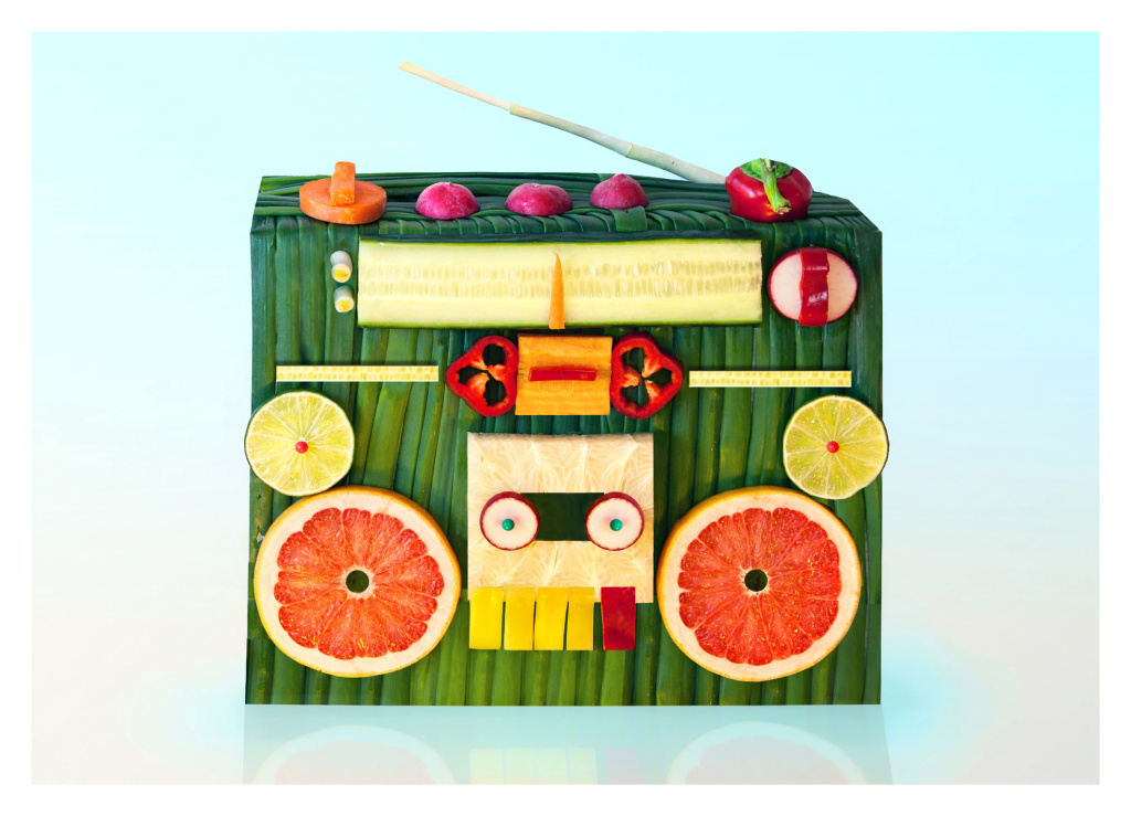 Tidak hanya dimakan, buah & sayur juga bisa jadi karya seni yang kece