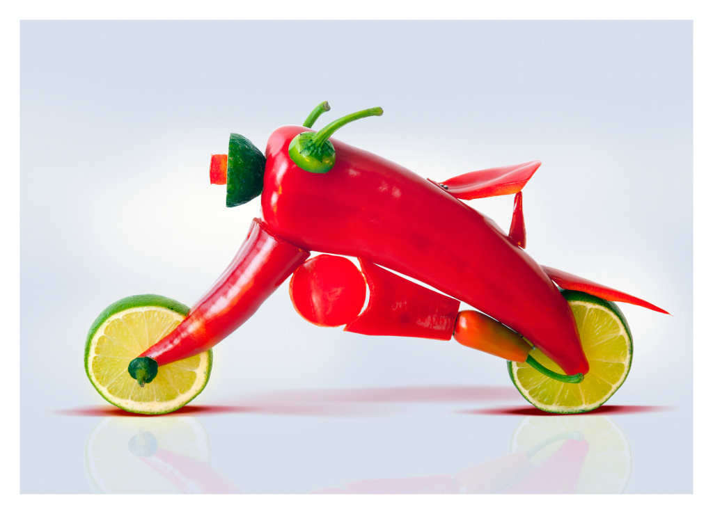 Tidak hanya dimakan, buah & sayur juga bisa jadi karya seni yang kece