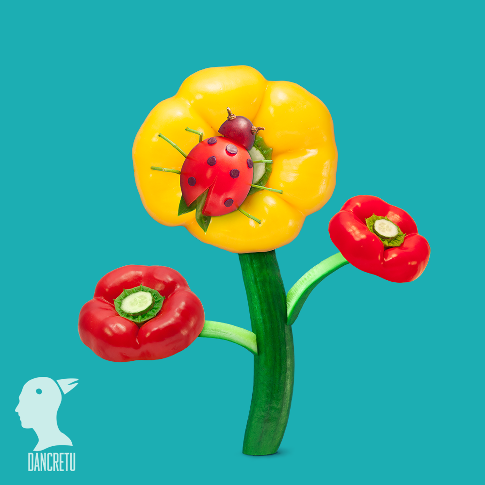 Tidak hanya dimakan, buah & sayur juga bisa jadi karya seni yang kece