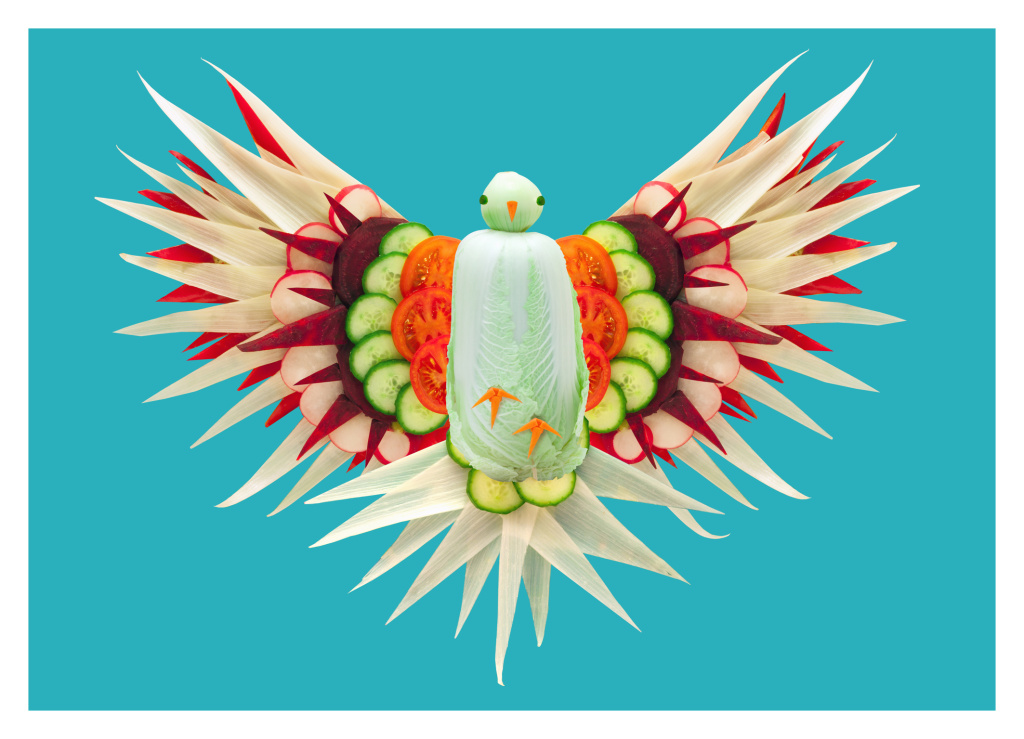 Tidak hanya dimakan, buah & sayur juga bisa jadi karya seni yang kece