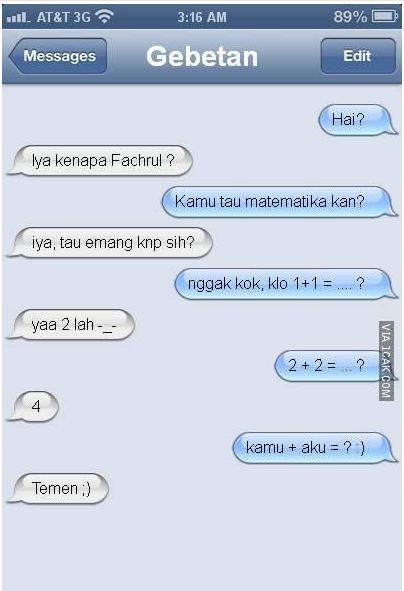 Kumpulan modus gagal para jomblo, bikin kamu ngakak!