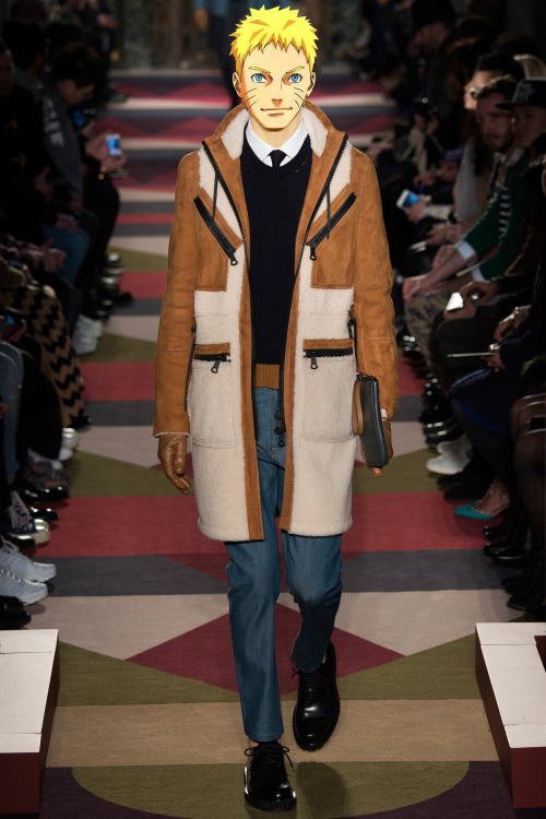 Karakter anime Naruto jadi model? Begini aksi mereka saat di catwalk