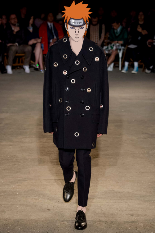 Karakter anime Naruto jadi model? Begini aksi mereka saat di catwalk