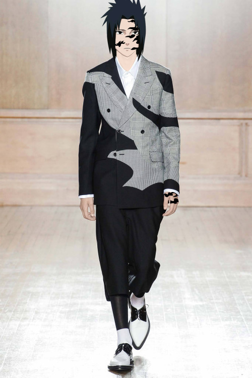 Karakter anime Naruto jadi model? Begini aksi mereka saat di catwalk