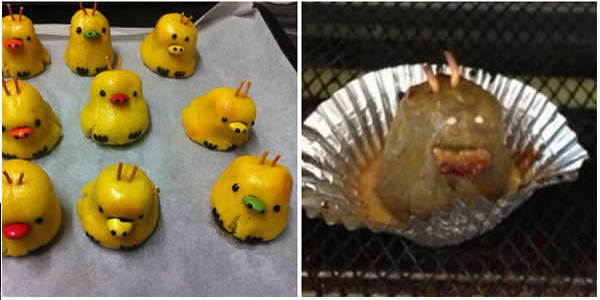 20 Kreasi masak kue ini gagal abis, dari seram hingga bikin ngakak!