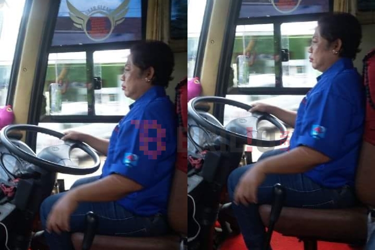Wanita perkasa di balik kemudi bus antar kota ini bikin kagum netizen
