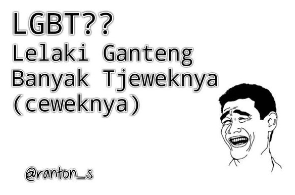 12 singkatan lucu dan kocak LGBT, jangan diseriusin ya.... 12 singkatan lucu dan kocak LGBT, jangan diseriusin ya....