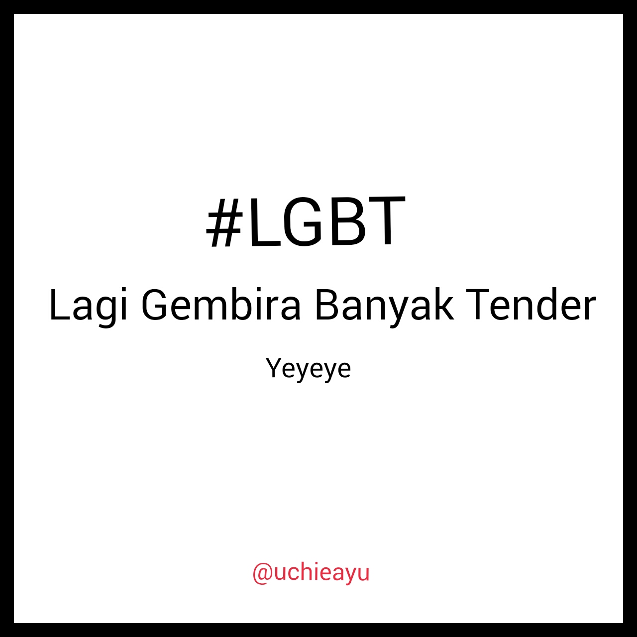 12 singkatan lucu dan kocak LGBT, jangan diseriusin ya.... 12 singkatan lucu dan kocak LGBT, jangan diseriusin ya....