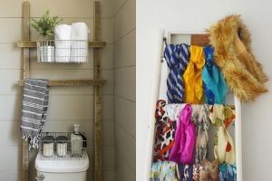 15 Tangga bekas ini disulap jadi dekorasi rumah yang indah, kreatif!