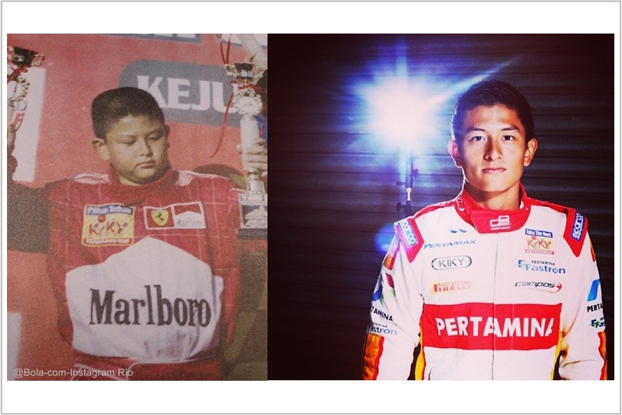 Kamu pasti tak percaya, ternyata Rio Haryanto kecil bertubuh tambun!