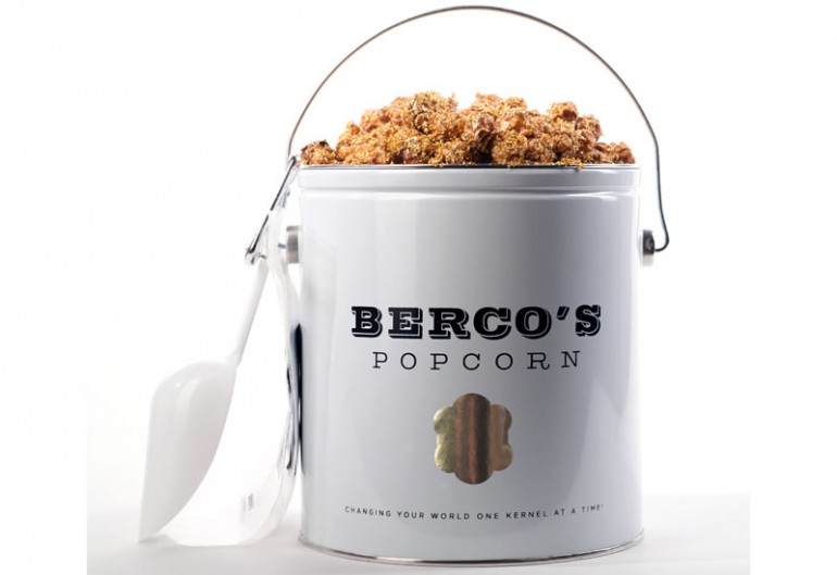 This worlds most expensive popcorn topped with real 23K gold flak