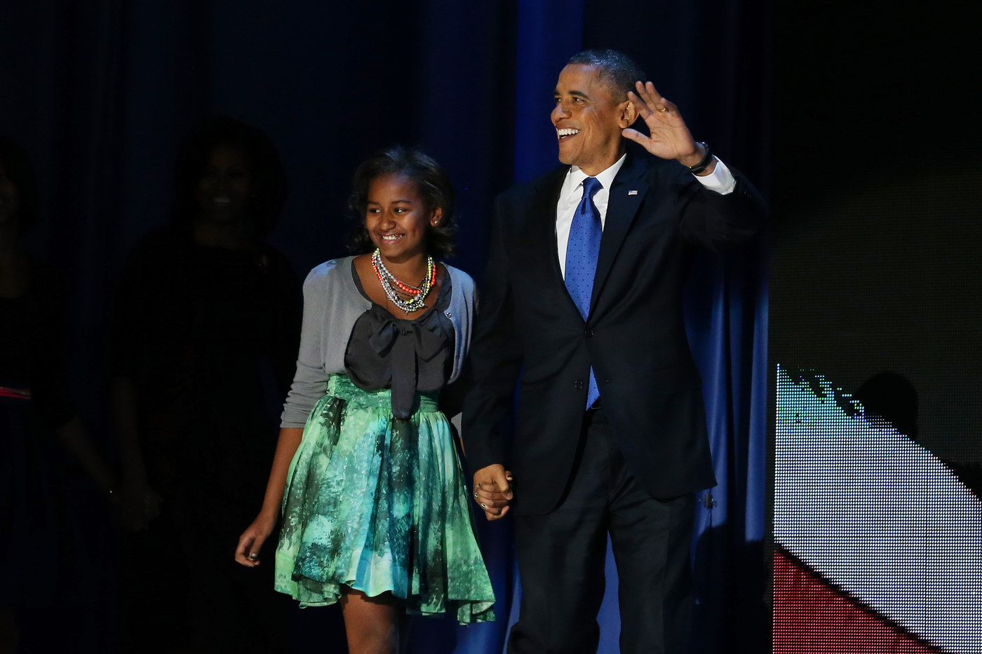 20 Foto transformasi Sasha Obama, anak Barack Obama, seperti apa kini?