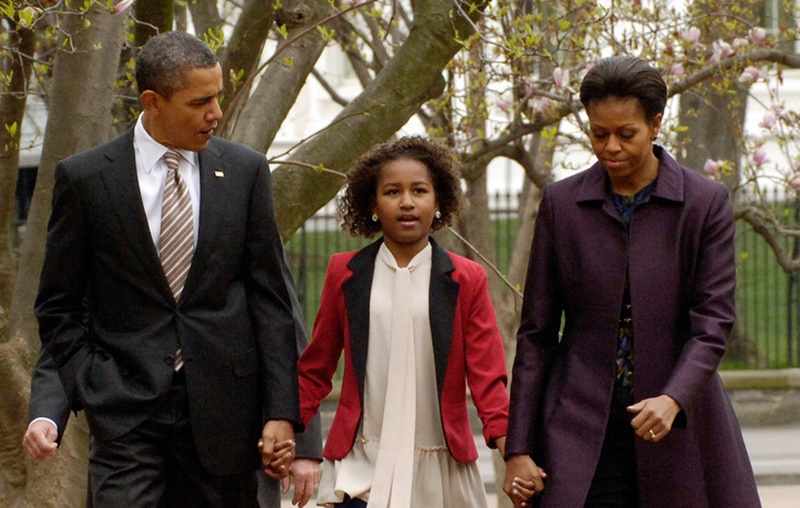20 Foto transformasi Sasha Obama, anak Barack Obama, seperti apa kini?