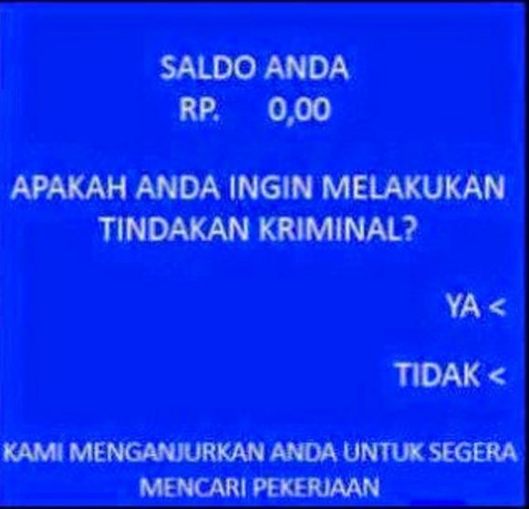 20 Meme saldo ATM yang tetap bikin kamu senyum meski belum gajian