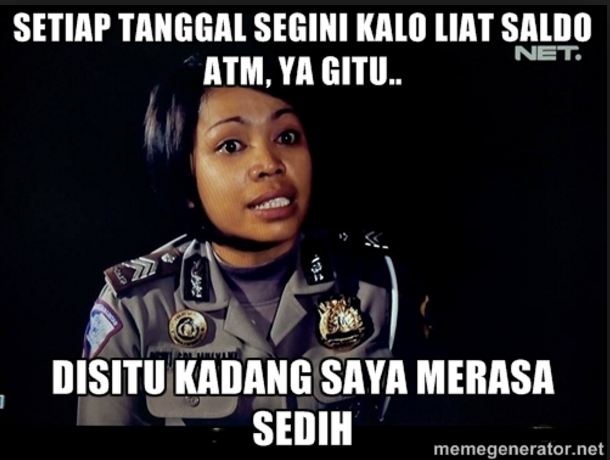 20 Meme saldo ATM yang tetap bikin kamu senyum meski belum gajian