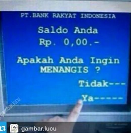 20 Meme saldo ATM yang tetap bikin kamu senyum meski belum gajian