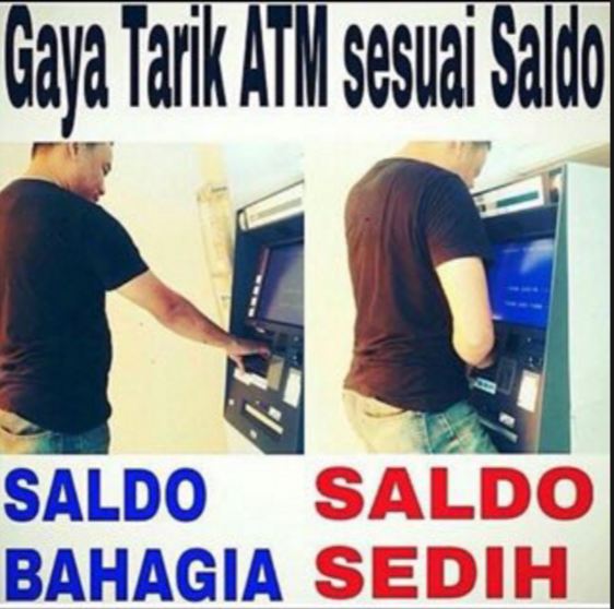20 Meme saldo ATM yang tetap bikin kamu senyum meski belum gajian